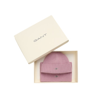 Gant Coffret cadeau avec chapeau rose et culotte rose