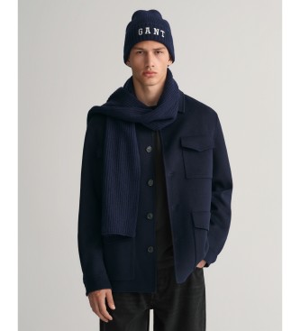 Gant Gift set with navy beanie and scarf