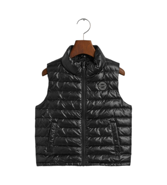 Gant Lightweight padded waistcoat Shiny black