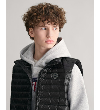 Gant Colete acolchoado leve Shiny Teens preto