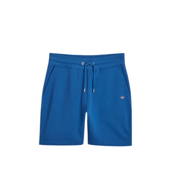 Gant Sport shorts Shield blauw