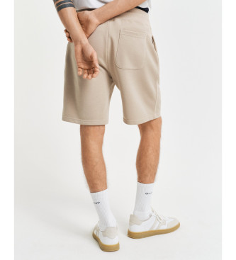 Gant Short de sport Shield beige