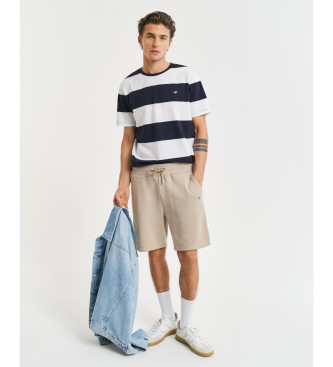 Gant Short de sport Shield beige