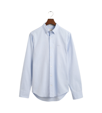 Gant Camisa Pinpoint Slim Fit Oxford azul