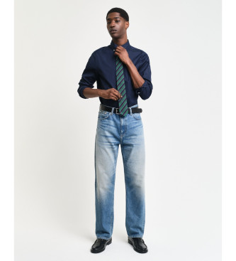 Gant Pinpoint Slim Fit Oxford Overhemd marine