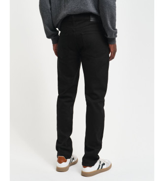 Gant Slim Stay Jeans svart