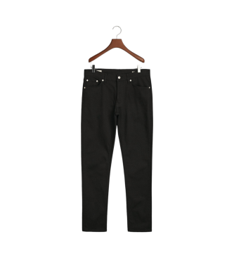 Gant Jeans Slim Stay negro