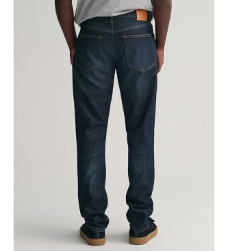 Gant Slim Fit Jeans Archiv blau