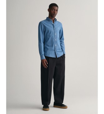 Gant Slim Fit Hemd blau