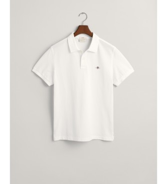 Gant Polo Slim Fit Shield Pique hvid