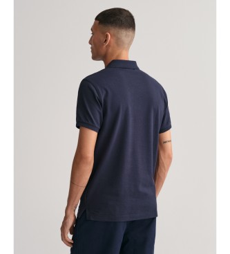 Gant Polo slim marine Shield piqu