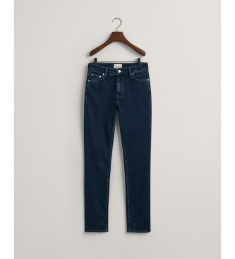Gant Jeans Slim Fit Super Estrechos azul