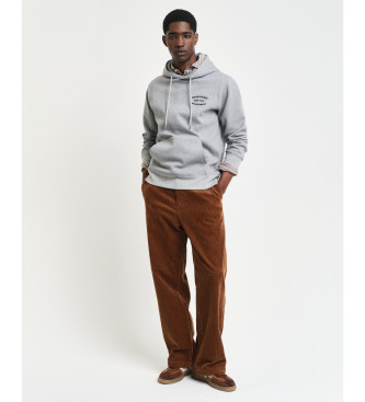 Gant Hooded sweatshirt with a small grey design