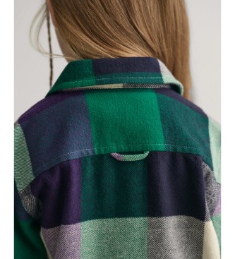 Gant Sobrecamisa De Cuadros Shield multicolor