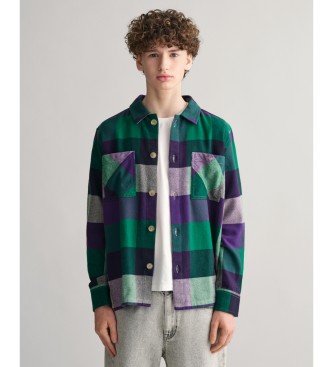 Gant Camisola xadrez multicolorida Shield Teens