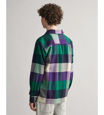 Gant Sovracamicia a quadretti Shield Teens multicolore