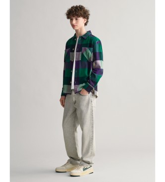 Gant Shield Teens Multicolour Checked Overshirt