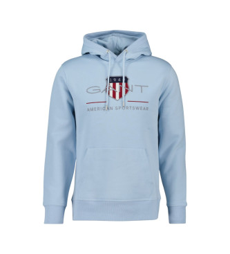 Gant Archiv Shield Kapuzenpulli blau