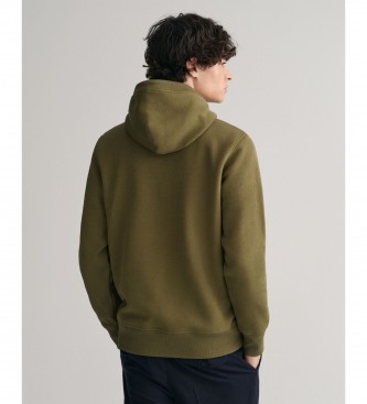 Gant Archive Shield hoodie green 