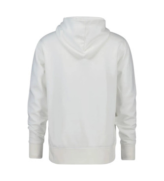 Gant Sweat  capuche graphique blanc