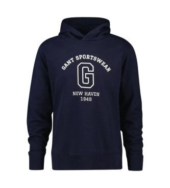 Gant Sweatshirt med htte Graphic navy