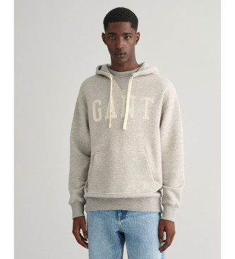 Gant Hoodie Graphic Melange grey