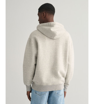 Gant Hoodie Graphic Melange grey