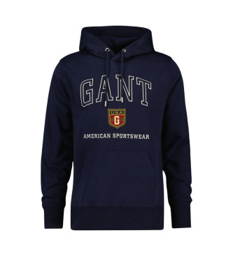 Gant Sweatshirt med htte i navy