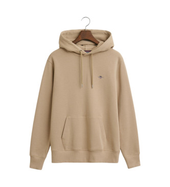 Gant Shield Hoodie beige