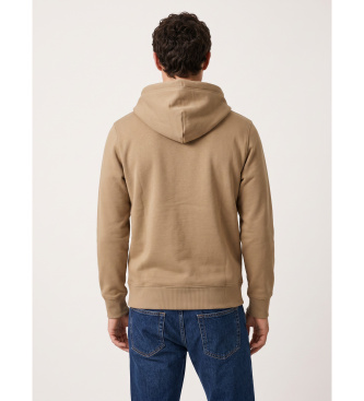 Gant Sudadera con capucha Shield taupe