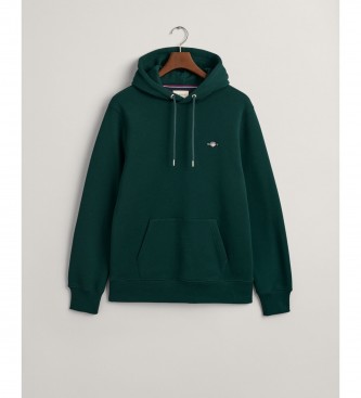 Gant Shield hoodie green