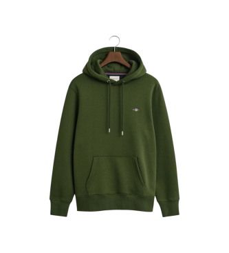 Gant Sudadera con Capucha Shield verde