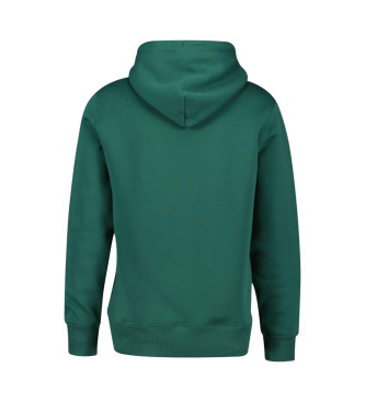 Gant Groen sweatshirt met capuchon