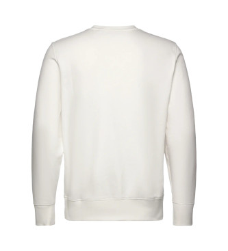 Gant Grafisch beige sweatshirt met ronde hals