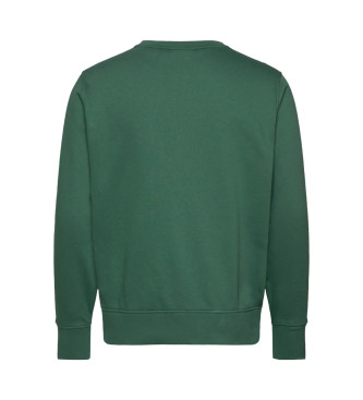 Gant Sudadera de cuello redondo Graphic verde