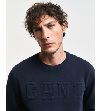 Gant Camisola em relevo azul-marinho