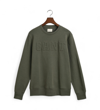 Gant Sweat gris gaufr