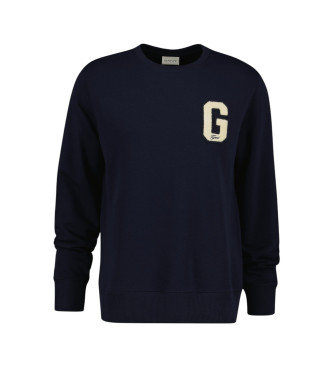 Gant Sweatshirt G Badge navy