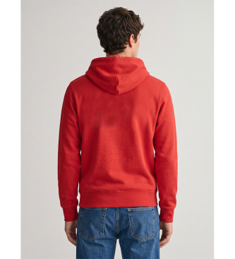 Gant Rode hoodie met print