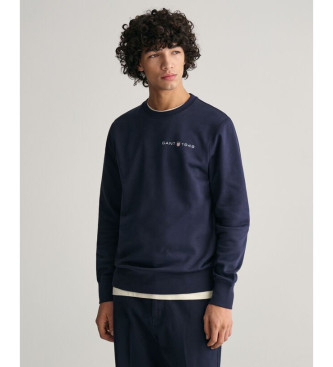 Gant Sweatshirt grfica estampada azul-marinho 