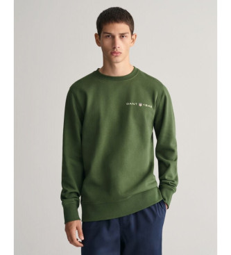 Gant Printed Graphic sweatshirt green