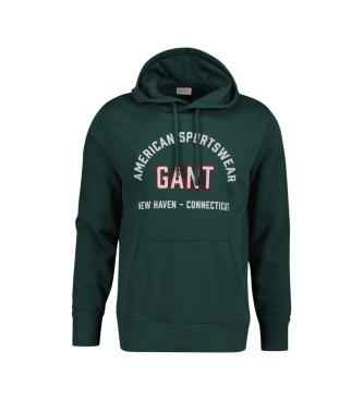 Gant Trykt grafisk sweatshirt grn