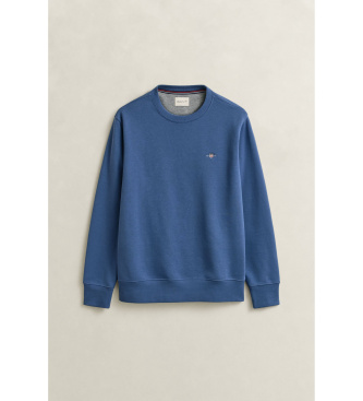 Gant Mikina Shield z vratom za posadko, modra