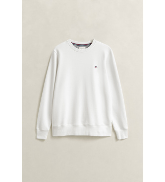 Gant Sweat-shirt � col ras du cou Shield blanc cass�