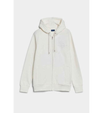 Gant Sweatshirt Tonal Archive Shield hvid