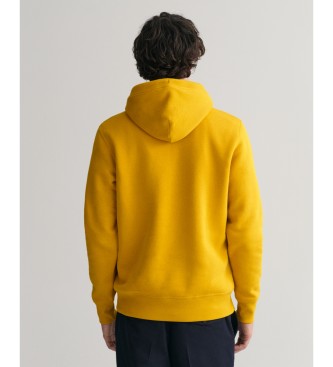 Gant Archive Shield Hoodie yellow