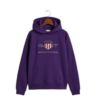 Gant Sudadera con capucha Archive Shield lila