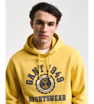 Gant Bluza Champs Graphic Hoody żółta