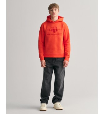Gant Kontrast Shield sweatshirt orange