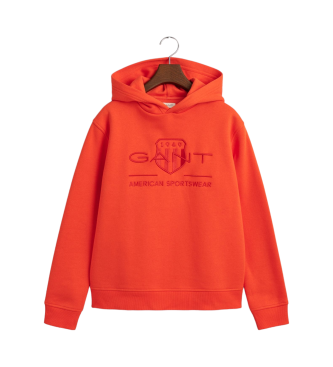 Gant Kontrast Shield sweatshirt orange